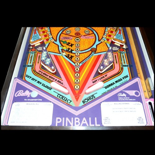 Flipper PC - Rolling Stones - Pinball in action - Pacific Compagnie.