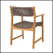 Chaise d'extérieur 24 - Cancun set of 2 - Sleek outdoor chair design - Pacific Compagnie.