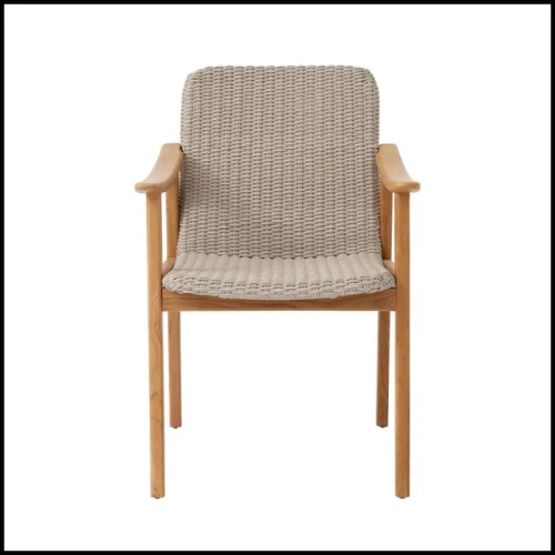 Chaise d'extérieur 24 - Honolulu - Naturelle - Pacific Compagnie.