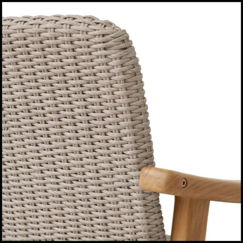 Chaise d'extérieur 24 - Honolulu - Osier - Pacific Compagnie.