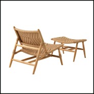 Chaise d'extérieur et repose - pieds 24- Laroc - Design - Pacific Compagnie.