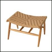 Chaise d'extérieur et repose - pieds 24- Laroc - Assise profonde - Pacific Compagnie.