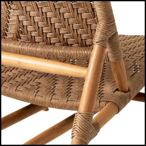 Chaise d'extérieur et repose - pieds 24- Laroc - Détente - Pacific Compagnie.