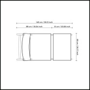 Chaise d'extérieur et repose - pieds 24- Laroc - Confortable - Pacific Compagnie.