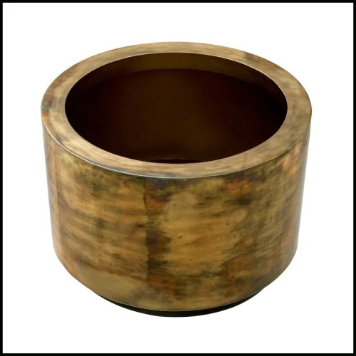 Jasper round L cache pot - Eichholtz