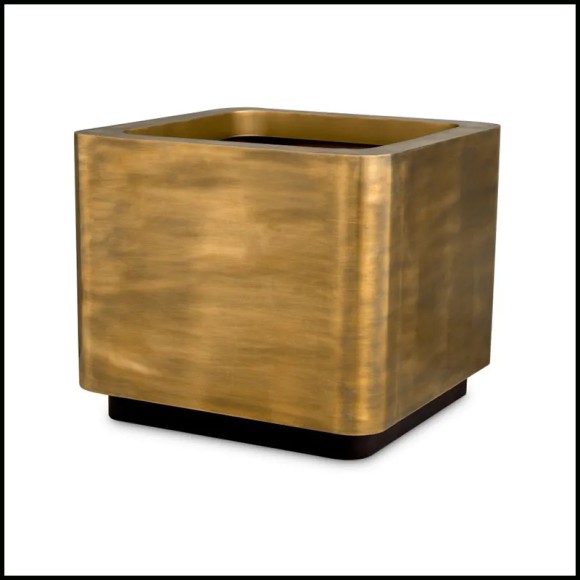 Cache Pot 24 - Jasper square M - Gris - Pacific Compagnie.