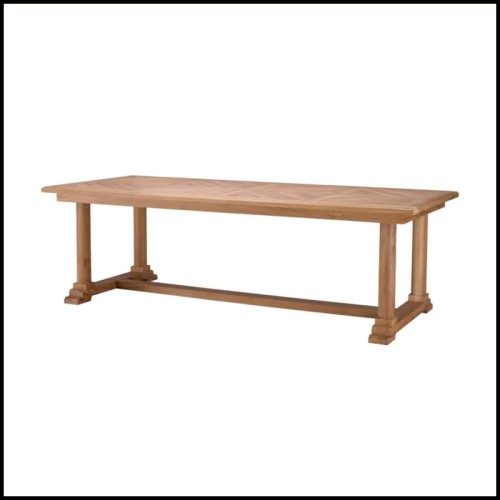 Table à manger d'extérieur 24 - Bell Rive - Durable outdoor furniture for backyard dining - Pacific Compagnie.