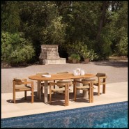 Table de repas d'extérieur 24 - Mogador - Réunions - Pacific Compagnie.