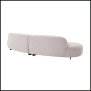 Canapé d'extérieur 24 - Björn - Outdoor furniture with black wood base and pine wood construction - Pacific Compagnie.