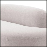 Canapé d'extérieur 24 - Björn - Björn outdoor sofa with light gray cushions and pine wood details - Pacific Compagnie.