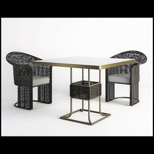 Table haute 150 - Marina square - Bar extérieur - Pacific Compagnie.