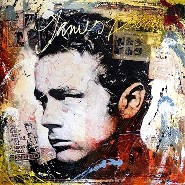 Peinture 143 - James Dean - Rebel génération - Pacific Compagnie.