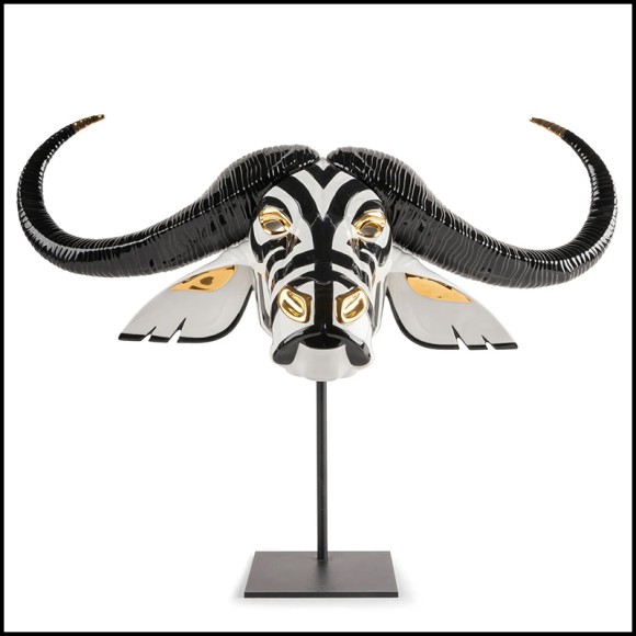 Sculpture 226 - Buffalo Head - Buffalo Head Sculpture - Pacific Compagnie.