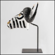 Sculpture 226 - Buffalo Head, tête - Pacific Compagnie.