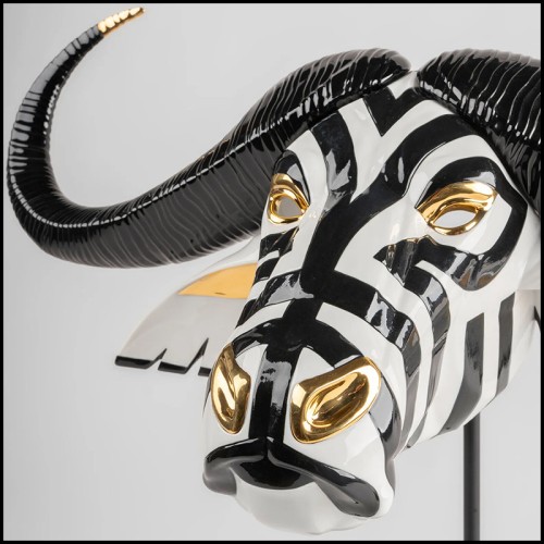 Sculpture 226 - Buffalo Head, design - Pacific Compagnie.