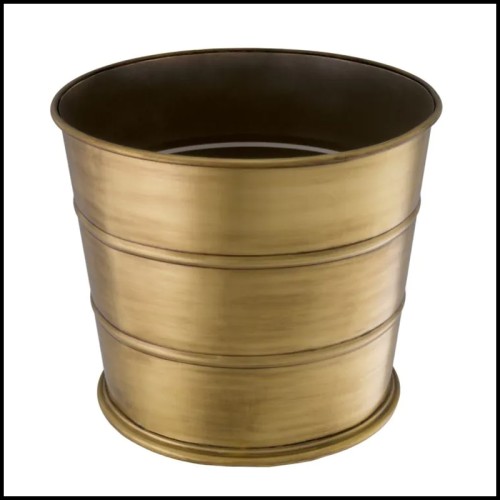Jardinière 24 - Hortus gold, luxe - Pacific Compagnie.