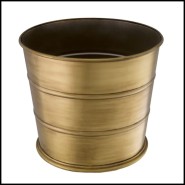Jardinière 24 - Hortus gold, luxe - Pacific Compagnie.