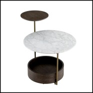 Table d'appoint 24 - Faye, dorée - Pacific Compagnie.