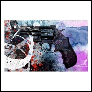 Photo Dibond 143 - Gun 38 - Violence urbaine - Pacific Compagnie.