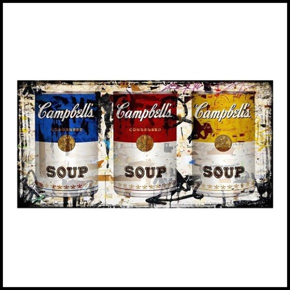 Peinture toile 143 - Campbell's - Andy Warhol - Pacific Compagnie.