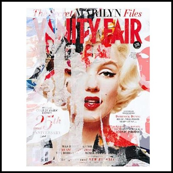 Painting Cobra Art - Marylin Vanity Fair