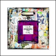 Peinture 143- Flacon Chanel N°5 Purple