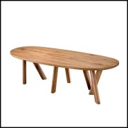 Table de repas 24 - Bayshore, intérieure - Pacific Compagnie.