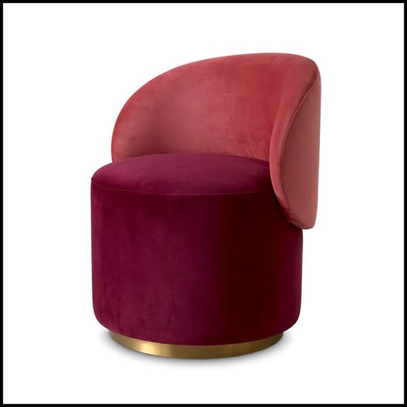 Low Dining Chair Eichholtz - Greer Red