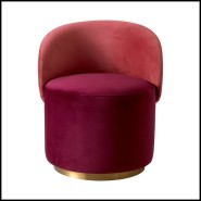 Chaise 24 - Greer Red, dos - Pacific Compagnie.