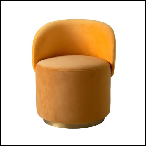 Low Dining Chair Eichholtz - Greer Yellow