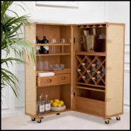 Wine Cabinet 24 - Martini Bianco rattan look