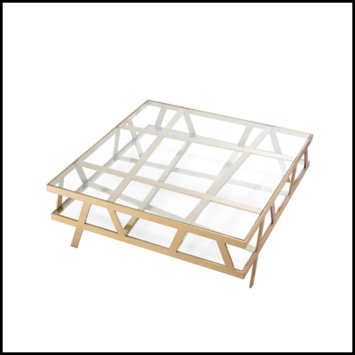 Table basse 24 - Billinghurst carrée - Meuble central - Pacific Compagnie.