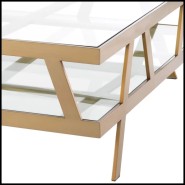 Table basse 24 - Billinghurst carrée - Bois foncé - Pacific Compagnie.