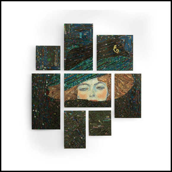 Mosaique 119 - Le regard - Couleurs vives - Pacific Compagnie.