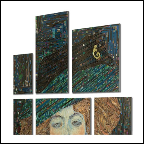 Mosaique 119 - Le regard - Art mural - Pacific Compagnie.