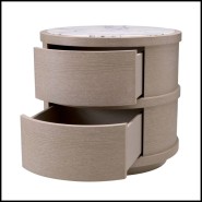 Table de chevet 24 - Cabana ronde - Style scandinave - Pacific Compagnie.