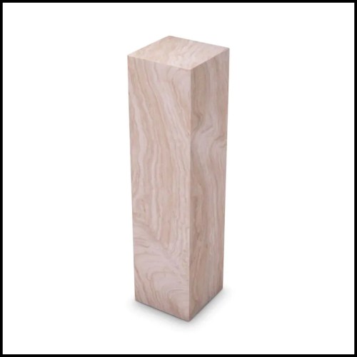 Travertin Lucca L Column - Eichholtz