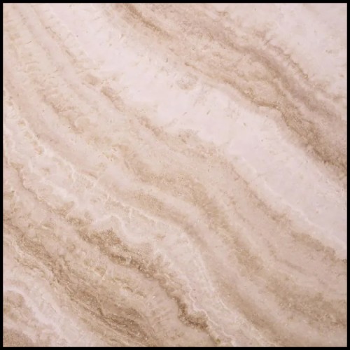 Dining Table 24 - Florence | Florence - Dining table 24, Travertine - Pacific Compagnie.