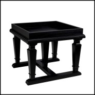 Table d'Appoint 24 - Americana - Eichholtz side table with black veneer finish - Pacific Compagnie.