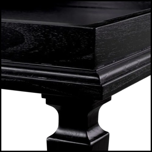 Table basse 24 - Americana - Eichholtz coffee table with Mindi wood and black veneer, sophisticated furniture design - Pacific C