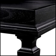 Table basse 24 - Americana - Eichholtz coffee table with Mindi wood and black veneer, sophisticated furniture design - Pacific C