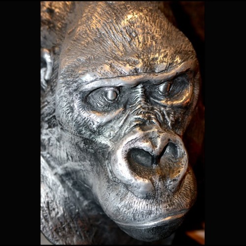 Sculpture metal Gorilla PC-Metal Gorilla
