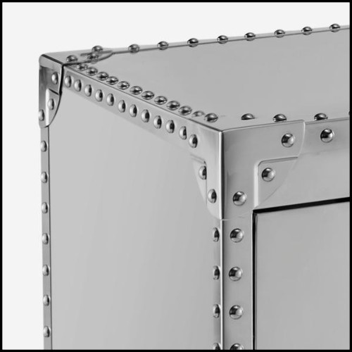 Commode HOWARD-36, en bois et  aluminium 