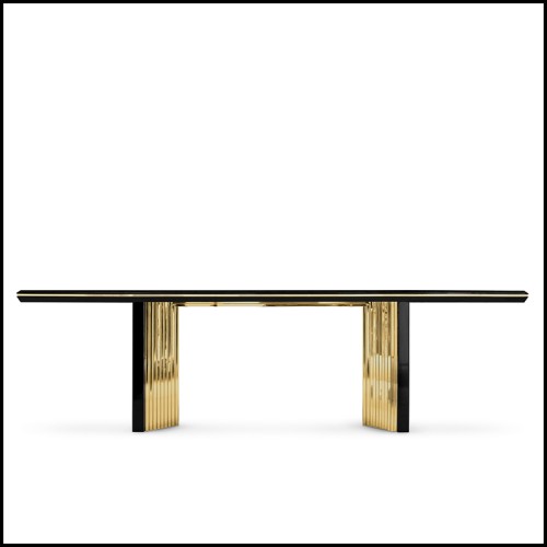 Table à manger 164 - Maxima Walnut - Walnut dining table for large families - Pacific Compagnie.