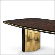 Table à manger 164 - Maxima Walnut - Elegant Maxima walnut dining table - Pacific Compagnie.