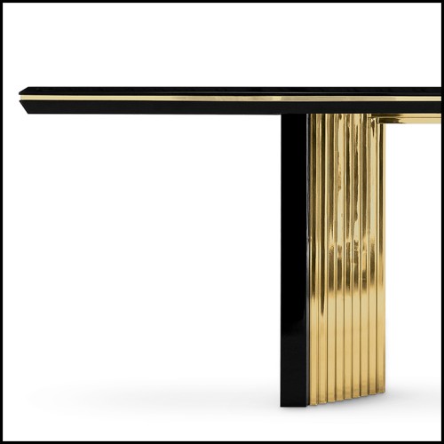 Table à manger 164 - Maxima Walnut - Luxurious walnut finish dining table - Pacific Compagnie.