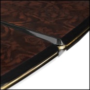 Table à manger 164 - Maxima Walnut - Traditional walnut dining table with modern twist - Pacific Compagnie.