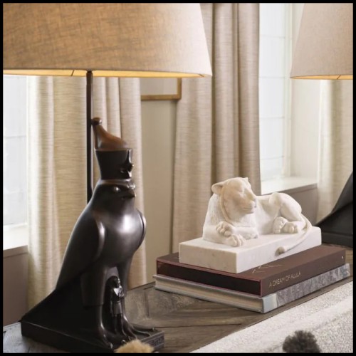 Objet 24 - Reclining lion, décoratif - Pacific Compagnie.