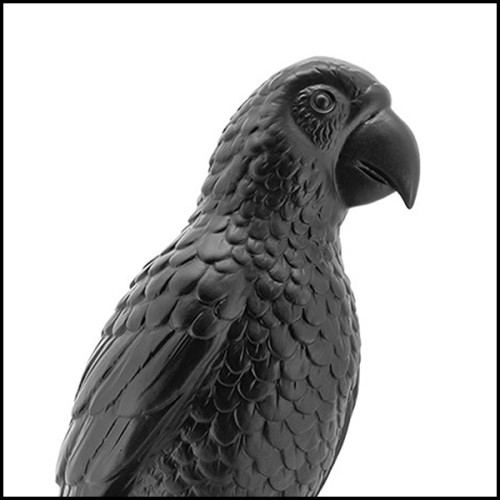 Sculpture 162-Black Parrot