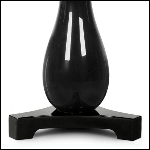 Table d'Appoint 145 - Droppy Noir - Moderne Pacific Compagnie.